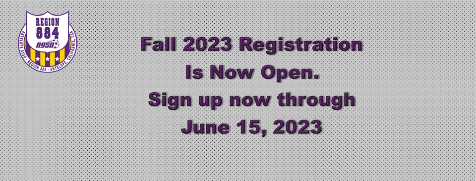 2023 Fall Registration