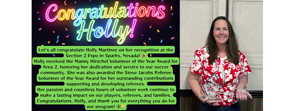Congratulations Holly!